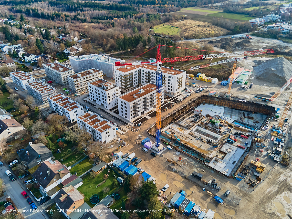 21.11.2020 - Piederstrorfer Gelände und Alexisquartier in Neuperlach in München